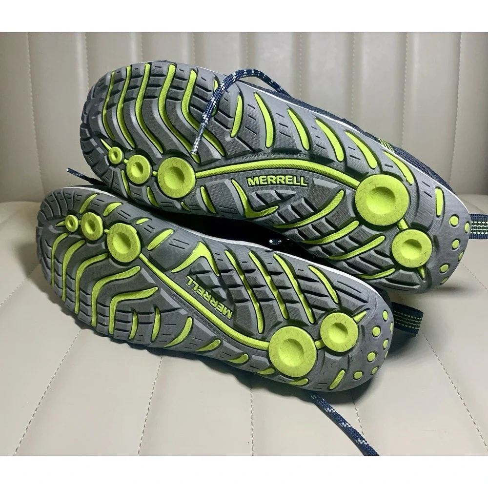 Merrell Hiking Trail Shoes Mens US 7.5 Ebony Tender‎ Shoots Performance Wear